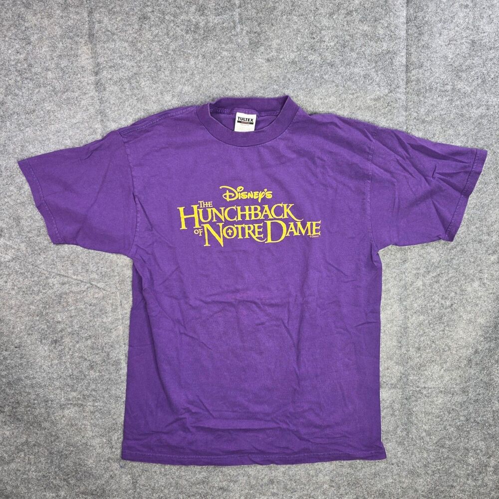 Vintage Disney Hunchback of Notre Dame Shirt‎ Mens XL Tultex Movie 90s